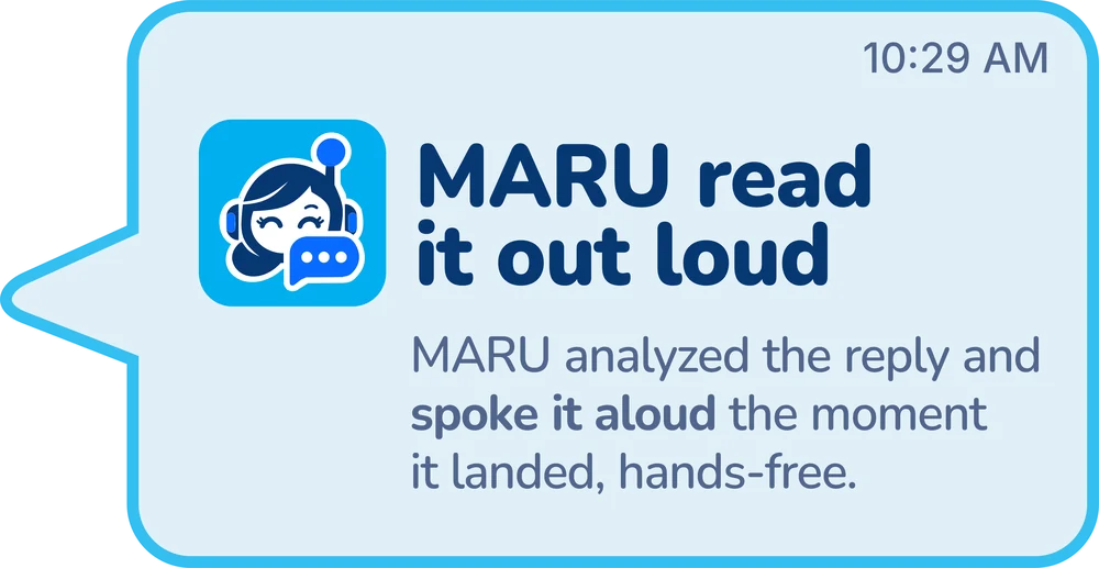 MARU read it out loud